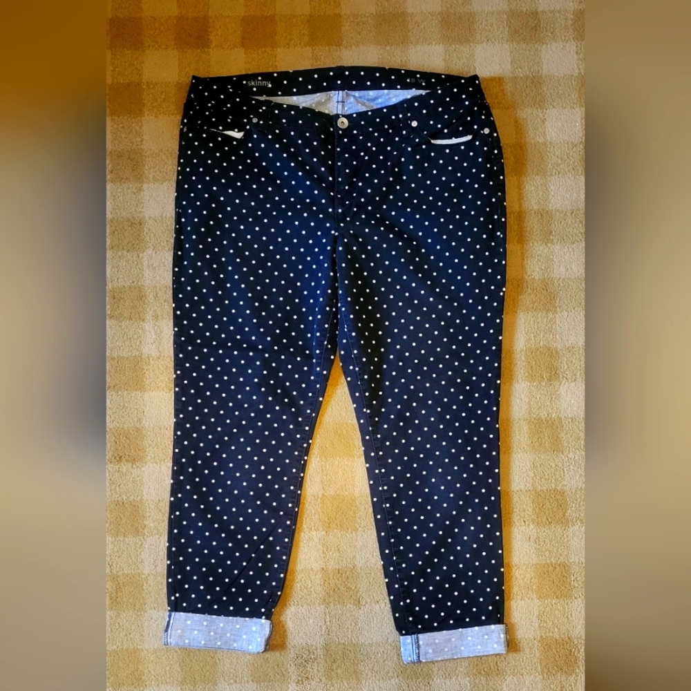 Womans Blue Skinny Jean